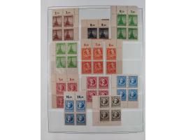 1945/49, in den Hauptnummern überkomplette fast ausschließlich postfrische Sammlung, dabei Postmeistertrennungen, ZD, Potscht