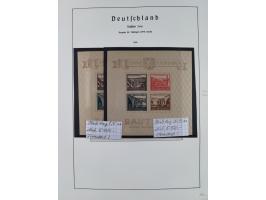 1945/49, in den Hauptnummern überkomplette fast ausschließlich postfrische Sammlung, dabei Postmeistertrennungen, ZD, Potscht