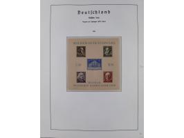 1945/49, in den Hauptnummern überkomplette fast ausschließlich postfrische Sammlung, dabei Postmeistertrennungen, ZD, Potscht