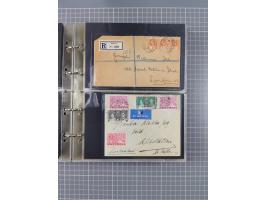 1879/1976 (ca.), group of over 110 covers and cards, strength before the 1940s, many interesting usages with registered and c