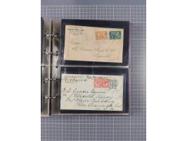 1879/1976 (ca.), group of over 110 covers and cards, strength before the 1940s, many interesting usages with registered and c
