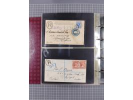 1879/1976 (ca.), group of over 110 covers and cards, strength before the 1940s, many interesting usages with registered and c