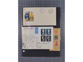 1918/64, lot with mostly mint never hinged Stamps, covers and varieties, with u.o. Mi.-Nr. 243+245-48 as sheet set, varieties