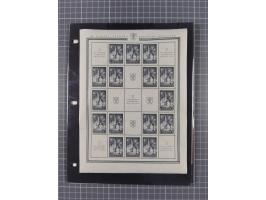 1918/64, lot with mostly mint never hinged Stamps, covers and varieties, with u.o. Mi.-Nr. 243+245-48 as sheet set, varieties