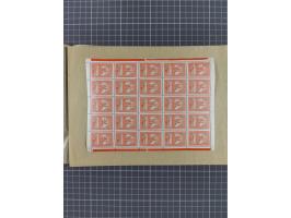 1918/64, lot with mostly mint never hinged Stamps, covers and varieties, with u.o. Mi.-Nr. 243+245-48 as sheet set, varieties