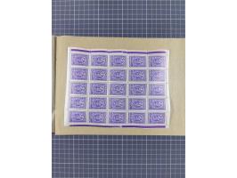 1918/64, lot with mostly mint never hinged Stamps, covers and varieties, with u.o. Mi.-Nr. 243+245-48 as sheet set, varieties