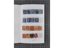 1849/71, mostly used selection with 3 covers, some duplicates with shades, mixed condition