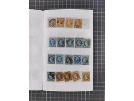 1849/71, mostly used selection with 3 covers, some duplicates with shades, mixed condition