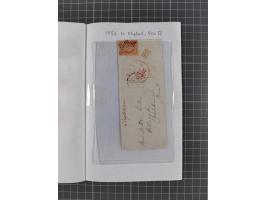 1849/71, mostly used selection with 3 covers, some duplicates with shades, mixed condition