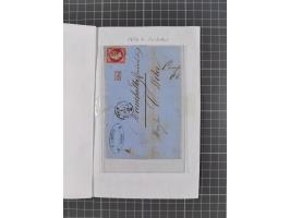 1849/71, mostly used selection with 3 covers, some duplicates with shades, mixed condition