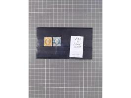 1849/71, mostly used selection with 3 covers, some duplicates with shades, mixed condition