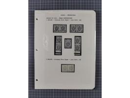 1854/1916, interessante, &nbsp;meist postfrische und ungebrauchte Spezialsammlung der Ausgabe 1900 und 1901 mit vielen Verzäh