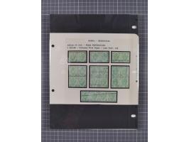 1854/1916, interessante, &nbsp;meist postfrische und ungebrauchte Spezialsammlung der Ausgabe 1900 und 1901 mit vielen Verzäh