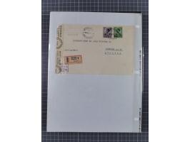 1843/1943, lot with over 40 covers and cards incl. &nbsp;Bulgarian and German occupation of Serbia, with u.o. blue seal “Mona