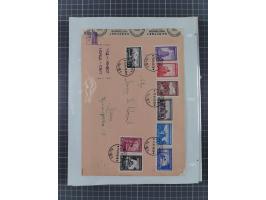 1843/1943, lot with over 40 covers and cards incl. &nbsp;Bulgarian and German occupation of Serbia, with u.o. blue seal “Mona