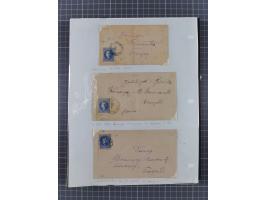 1843/1943, lot with over 40 covers and cards incl. &nbsp;Bulgarian and German occupation of Serbia, with u.o. blue seal “Mona