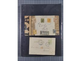 1843/1943, lot with over 40 covers and cards incl. &nbsp;Bulgarian and German occupation of Serbia, with u.o. blue seal “Mona