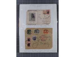 1843/1943, lot with over 40 covers and cards incl. &nbsp;Bulgarian and German occupation of Serbia, with u.o. blue seal “Mona