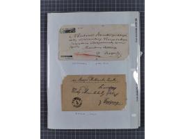 1843/1943, lot with over 40 covers and cards incl. &nbsp;Bulgarian and German occupation of Serbia, with u.o. blue seal “Mona