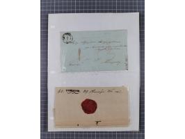 1843/1943, lot with over 40 covers and cards incl. &nbsp;Bulgarian and German occupation of Serbia, with u.o. blue seal “Mona
