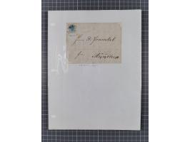 181848/1949, sechs interessante Briefe und eine Ganzsache aus TRIEST mit u.a. kpl. Faltbrief 1856 mit 6 Kr.-Frankatur und L2 
