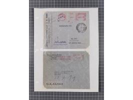 181848/1949, sechs interessante Briefe und eine Ganzsache aus TRIEST mit u.a. kpl. Faltbrief 1856 mit 6 Kr.-Frankatur und L2 