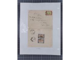 1891/1913, collection with 30 covers and cards, with many registered covers, postal stationeries with additional franking and