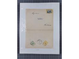 1891/1913, collection with 30 covers and cards, with many registered covers, postal stationeries with additional franking and