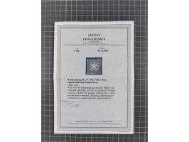 1851/67 (ca.), ungebrauchte und gestempelte kleine Partie besserer Werte, dabei Württemberg Mi. 3b, 5 und 10 a je ungebraucht