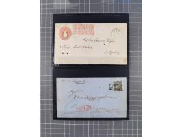 1850/72, 10 frankierte Briefe und Ganzsachen, dabei Braunschweig Mi. 5 auf Drucksache, Bremen Mi. 14, Preußen Mi. 20-21 in Mi