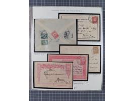 1822/1919, interesting collection Turkish, Austrian and Hungarian post offices in the Balkans from the pre-philatelic era wit