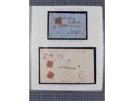 1822/1919, interesting collection Turkish, Austrian and Hungarian post offices in the Balkans from the pre-philatelic era wit