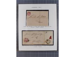 1822/1919, interesting collection Turkish, Austrian and Hungarian post offices in the Balkans from the pre-philatelic era wit