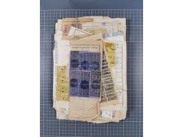 1900/30, hundreds of revenues on documents mainly cancelled with all arabic ottoman cancellations.