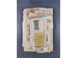 1900/30, hundreds of revenues on documents mainly cancelled with all arabic ottoman cancellations.