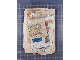 1900/30, hundreds of revenues on documents mainly cancelled with all arabic ottoman cancellations.