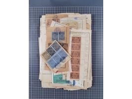 1900/30, hundreds of revenues on documents mainly cancelled with all arabic ottoman cancellations.