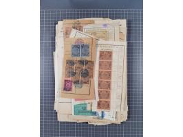 1900/30, hundreds of revenues on documents mainly cancelled with all arabic ottoman cancellations.