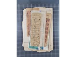 1900/30, hundreds of revenues on documents mainly cancelled with all arabic ottoman cancellations.