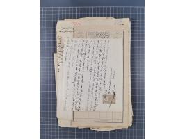 1900/30, hundreds of revenues on documents mainly cancelled with all arabic ottoman cancellations.