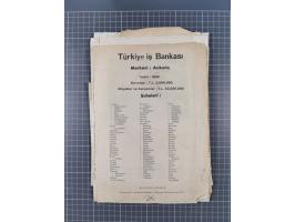 1900/30, hundreds of revenues on documents mainly cancelled with all arabic ottoman cancellations.