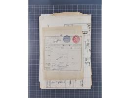 1900/30, hundreds of revenues on documents mainly cancelled with all arabic ottoman cancellations.