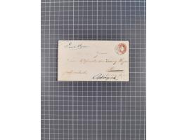 1859/67, 35 ungebrauchte und 45 gebrauchte Ganzsachen, fast nur verschiedene, dabei diverse Zufrankaturen und gebrauchte Groß