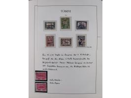 1920/69, mostly unused/mint and cancelled collection ‘Republic of Turkey’ in album with some better and complete issues Angor
