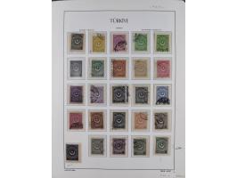 1920/69, mostly unused/mint and cancelled collection ‘Republic of Turkey’ in album with some better and complete issues Angor