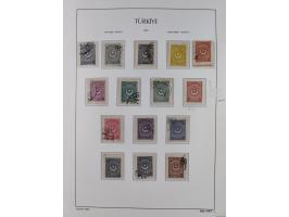 1920/69, mostly unused/mint and cancelled collection ‘Republic of Turkey’ in album with some better and complete issues Angor