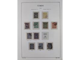 1920/69, mostly unused/mint and cancelled collection ‘Republic of Turkey’ in album with some better and complete issues Angor