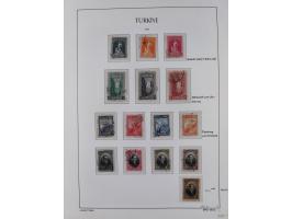 1920/69, mostly unused/mint and cancelled collection ‘Republic of Turkey’ in album with some better and complete issues Angor