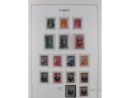 1920/69, mostly unused/mint and cancelled collection ‘Republic of Turkey’ in album with some better and complete issues Angor