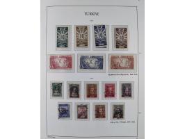 1920/69, mostly unused/mint and cancelled collection ‘Republic of Turkey’ in album with some better and complete issues Angor